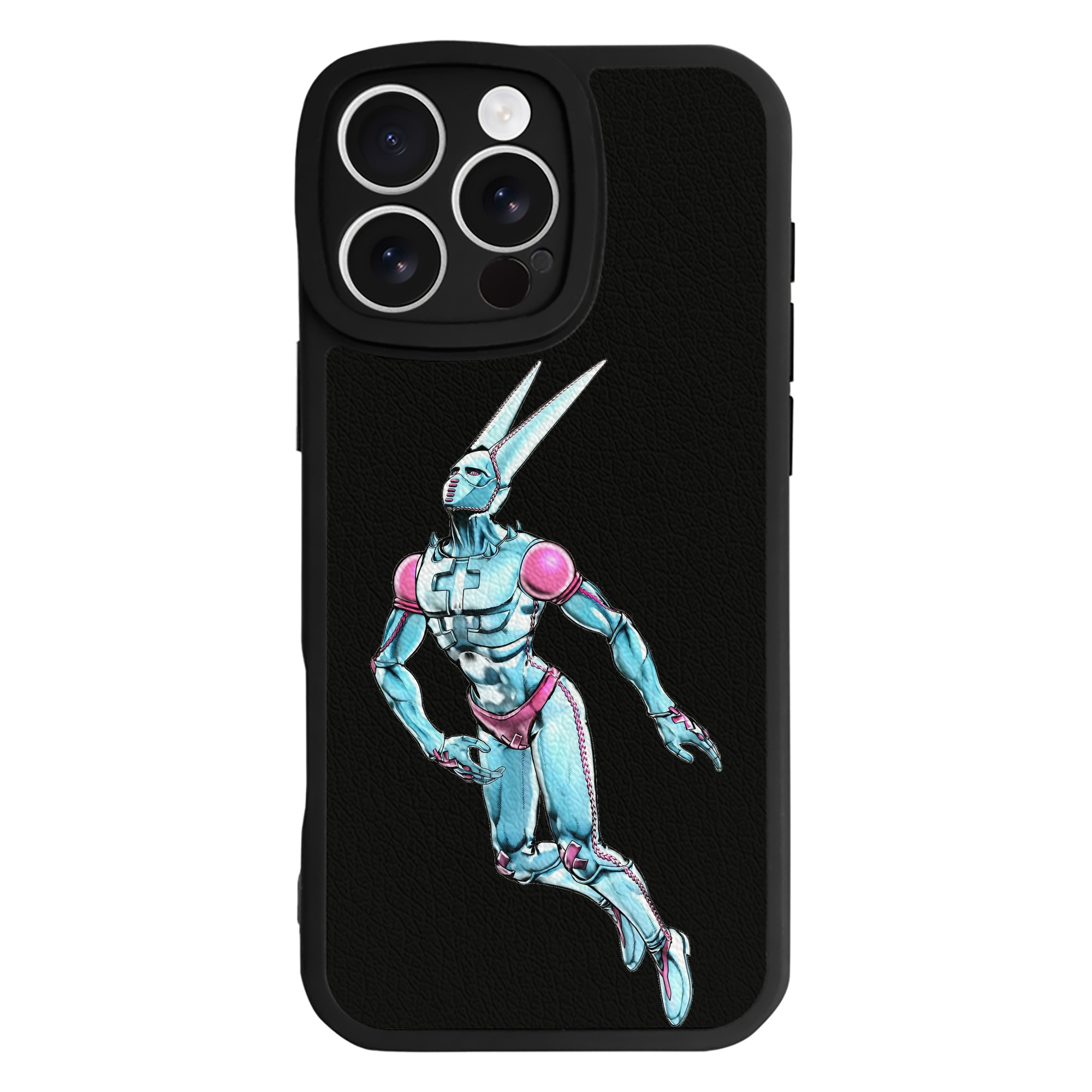 （画像用） ジョジョの奇妙な冒険 JoJo's Bizarre Adventure 【iPhone 16シリーズ対応】シリコンスマホケース（レザー調） 材質：シリコン